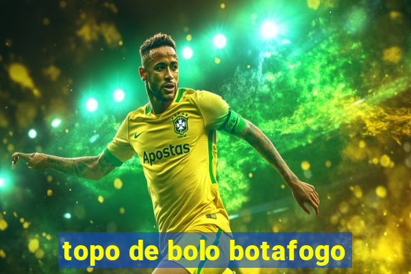 topo de bolo botafogo